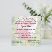 Quinceanera Pink Tulip 15th Birthday Kaart (Staand voorkant)