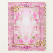 Quinceanera Planner/Agenda /Journal en Rosa y Oro Planner (Achterkant)