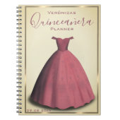 Quinceañera planner gastenboek Notitieboek (Voorkant)