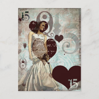 Quinceanera Postcard-Blank Briefkaart