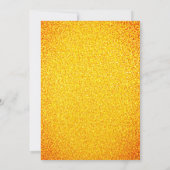 Quinceanera Red Floral Gold Glitter 15e verjaardag Kaart (Achterkant)