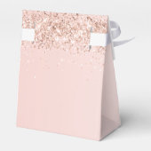 Quinceanera roos gold Paris bedankt Bedankdoosjes (Achterkant)