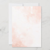 Quinceañera Roze Bloemen Gouden Jurk 15e Verjaarda Kaart (Achterkant)