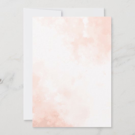 Quinceañera Roze Bloemen Gouden Jurk 15e Verjaarda Kaart (Achterkant)