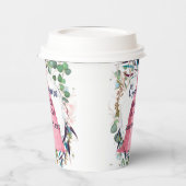 Quinceanera roze dress-papierbekertjes papieren bekers (Links)