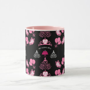 Quinceanera Roze Kroon Feest Mok