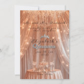 Quinceanera  Roze Pijl Kroonluchter Kroon Kaart (Achterkant)