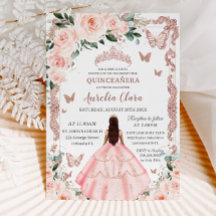 Quinceañera Roze Roze Gouden Prinses