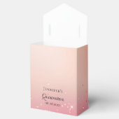 Quinceanera roze roze roze goudballonnen bedankt bedankdoosjes (Geopend)