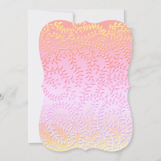 Quinceanera Roze Vlinder 15e verjaardag Kaart (Achterkant)