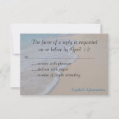 Quinceanera RSVP Guest ReAntwoord (Achterkant)