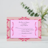 Quinceanera RSVP-kaart Kaart (Staand voorkant)