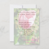 Quinceanera RSVP Roze Tulip 15th Birthday (Achterkant)