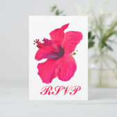 Quinceanera RSVP  roze ventilator Kaartje (Staand voorkant)