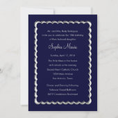 Quinceanera Scallop verander Navy Blue in elke kle Kaart (Voorkant)