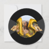 Quinceañera Schoenen Vinyl Record Foto Gouden Kaart (Achterkant)