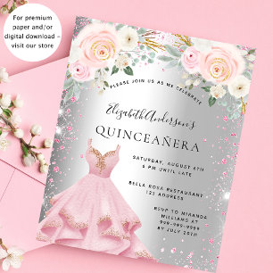 Quinceanera Silroze jurk
