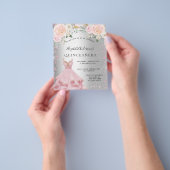 Quinceanera Silroze jurk Flyer (Hand)