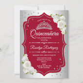 Quinceanera - Silver Red Kaart (Voorkant)