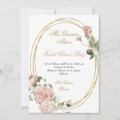 Quinceanera Sla de datum op in het Spaans Save The Date (Voorkant)