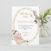 Quinceanera Sla de datum op in het Spaans Save The Date (Staand voorkant)