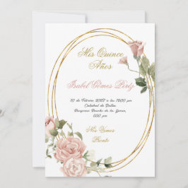 Quinceanera Sla de datum op in het Spaans Save The Date