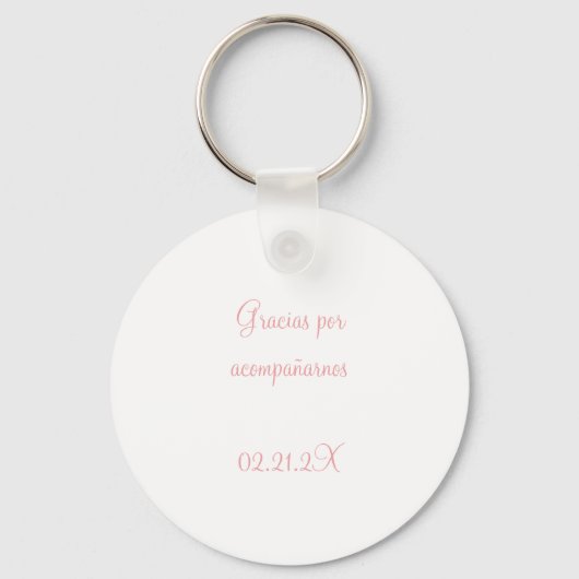 Quinceañera Sleutelhanger ornament (Achterkant)