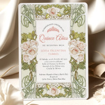 Quinceañera Spaanse Salie Groen Roze