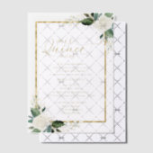 Quinceanera Spaanse tekst Roze Goud Vellum Uitnodigingen (Offset (Uitnodiging))