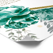 Quinceanera Spaanse Zitkaart Teken Butterflys Poster (Hoek)