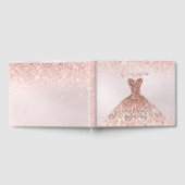 Quinceañera, Sparkle Gown, Roos Gold Gastenboek (Volledig)