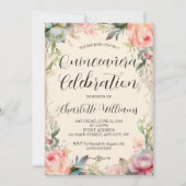 Quinceañera sprookje Bloemen 15e verjaardag Kaart (Voorkant)