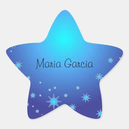 Quinceañera Star Sticker (Voorkant)