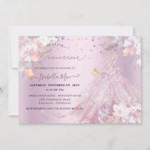 Quinceanera Stof Roze Glitter Jurk Zoete Erwten