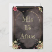 Quinceañera/Sweet 16 uitnodiging met paard ontwerp (Achterkant)