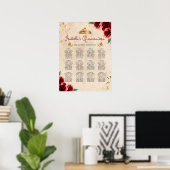  Quinceañera-tabel Poster (Thuiskantoor)