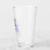 Quinceañera Tall Glass Party Favor Personalized Glas (Links)