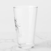 Quinceañera Tall Glass Party Favor Personalized Glas (Links)