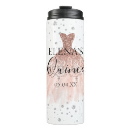 Quinceañera Thermal Tumbler Favor Personalized Thermosbeker