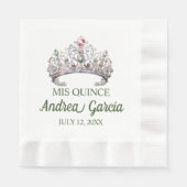 Quinceanera Tiara Servet (Voorkant)