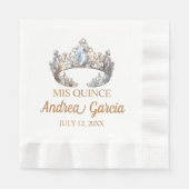 Quinceanera Tiara Servet (Voorkant)