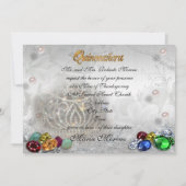 Quinceanera tiara uitnodiging (Voorkant)