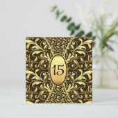 Quinceanera Uitnodiging (Staand voorkant)