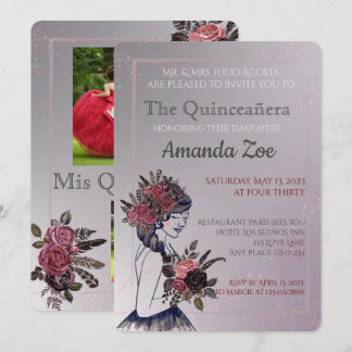 Quinceañera uitnodiging