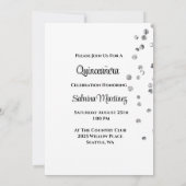 Quinceanera Uitnodiging (Achterkant)