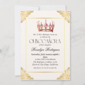 Quinceanera Uitnodiging (Voorkant)