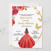 Quinceañera uitnodiging en español (Voorkant)