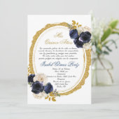 Quinceanera uitnodiging in het Spaans (Staand voorkant)