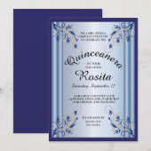 Quinceanera-uitnodiging Kaart (Voorkant / Achterkant)