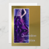 Quinceañera Uitnodiging Quinceanera (Voorkant / Achterkant)